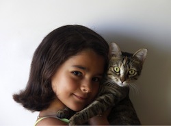 Girl and_cat